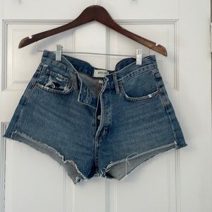 Agolde Parker Denim Shorts, Sz 27